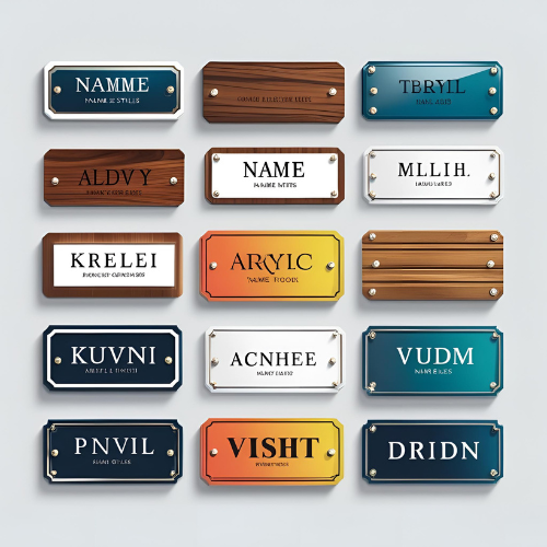 Name Plates​​